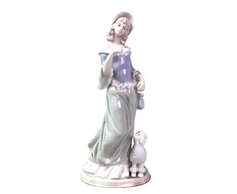 ROYAL DOULTON FIGURE, AND OTHER ITEMS  including Old Country Roses ceramics and Hummel figuresDoulton figure 12cm high