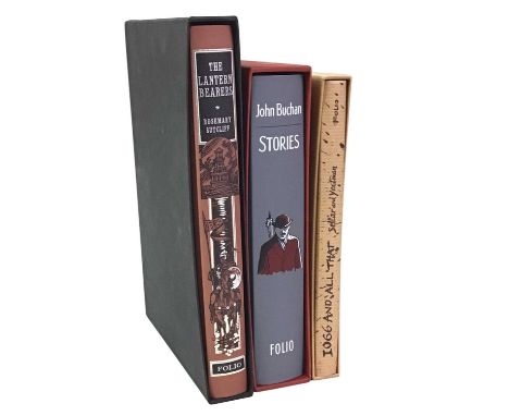 FOLIO SOCIETY, COLLECTION OF VOLUMES, SETS comprising John Buchan - The Adventures of Richard Hannay, set of five in single s