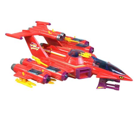 COLLECTION OF VINTAGE TOYS, CIRCA 1980s including Blue Bird Red Venom and related, Manta Force Command Ship and related, Supe