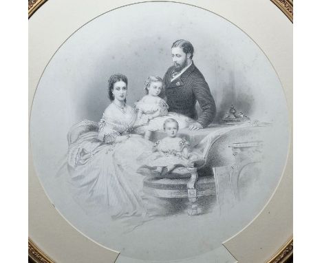 After Franz Xaver Winterhalter
Print
"The First of May", scene with Queen victoria, Prince Albert and the Duke of Wellington,