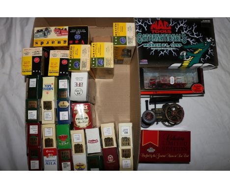 Collector's diecast and other model vehicles including Action Racing Mag Tools 1:64 scale Gatornationals articulated lorry, s