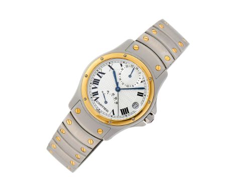 Limited Edition, no. 0324/1847, automatic, round silver-tone guilloché dial, black Roman numerals, sweep seconds, 24 hr. GMT 