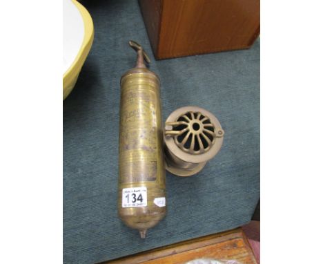 Vintage fire extinguisher etc