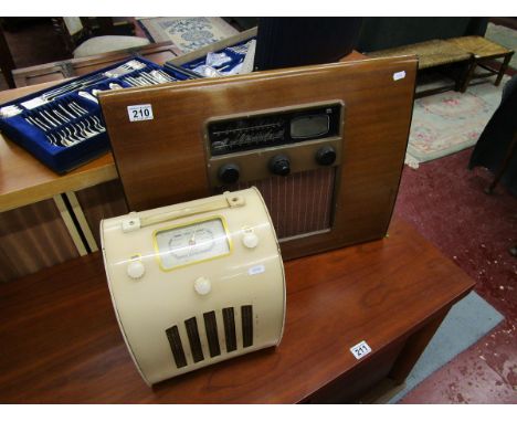 2 vintage radios - Murphy & Ever-Ready (both working)