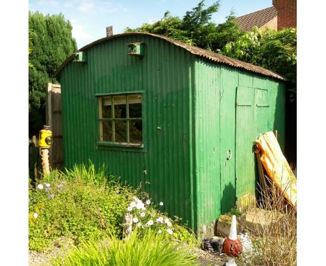 Vintage railway shed - Lot in situ and to be dismantled & collected by the buyer within 7 days from Evesham (approx 5 miles f