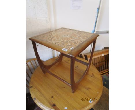 Retro tile top coffee table