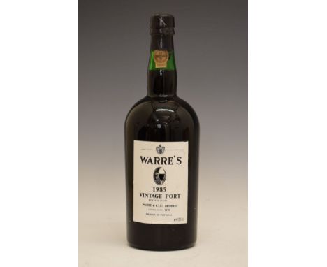 Warre's Vintage Port 1985, one magnum (1)  Condition: Seal is good, level is good with no sign of leakage, light wear to labe