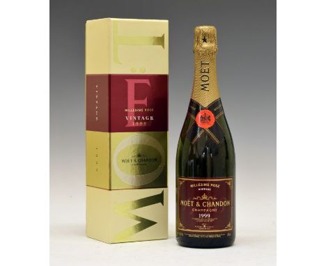 Moët &amp; Chandon 1999 Vintage Rosé Champagne, one bottle in presentation box (1)  Condition: Seal is good, no sign of leaka