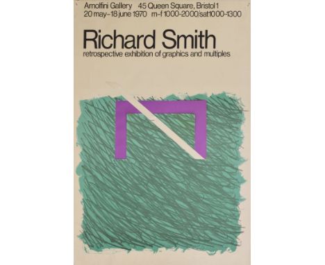 Richard Smith (1931-2016) - Poster for the Retrospective Exhibition Of Graphics And Multiples held at the Arnofini Gallery, B