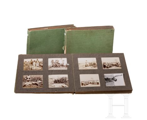 Oberstleutnant Georg Kraut (1870 - 1964), Adjutant von Lettow-Vorbeck - drei persönliche Fotoalben, 1911  Album Nr. V, datier