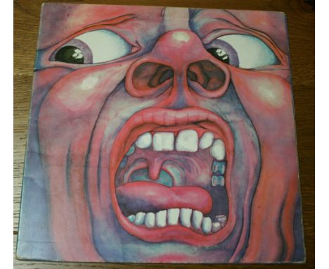 KING CRIMSON - original UK pressing of In The Court Of The Crimson King on the pink Island label (ILPS9111).  Vinyl is in lov