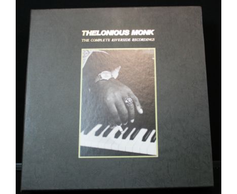 THELONIOUS MONK - The Complete Riverside Recordings 22LP box set on Riverside (VIJ-5102-23).  Vinyl appear unplayed and box h