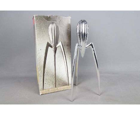 Philippe Starcke for Alessi, a Juicy Salif aluminium citrus squeezer, contained in original box. Est £30 - £50