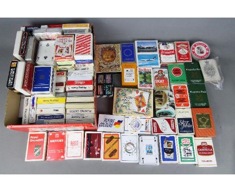 A large quantity of vintage playing cards.