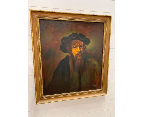 A portrait of a gentleman by Mike Nance (90cm x 80cm)
