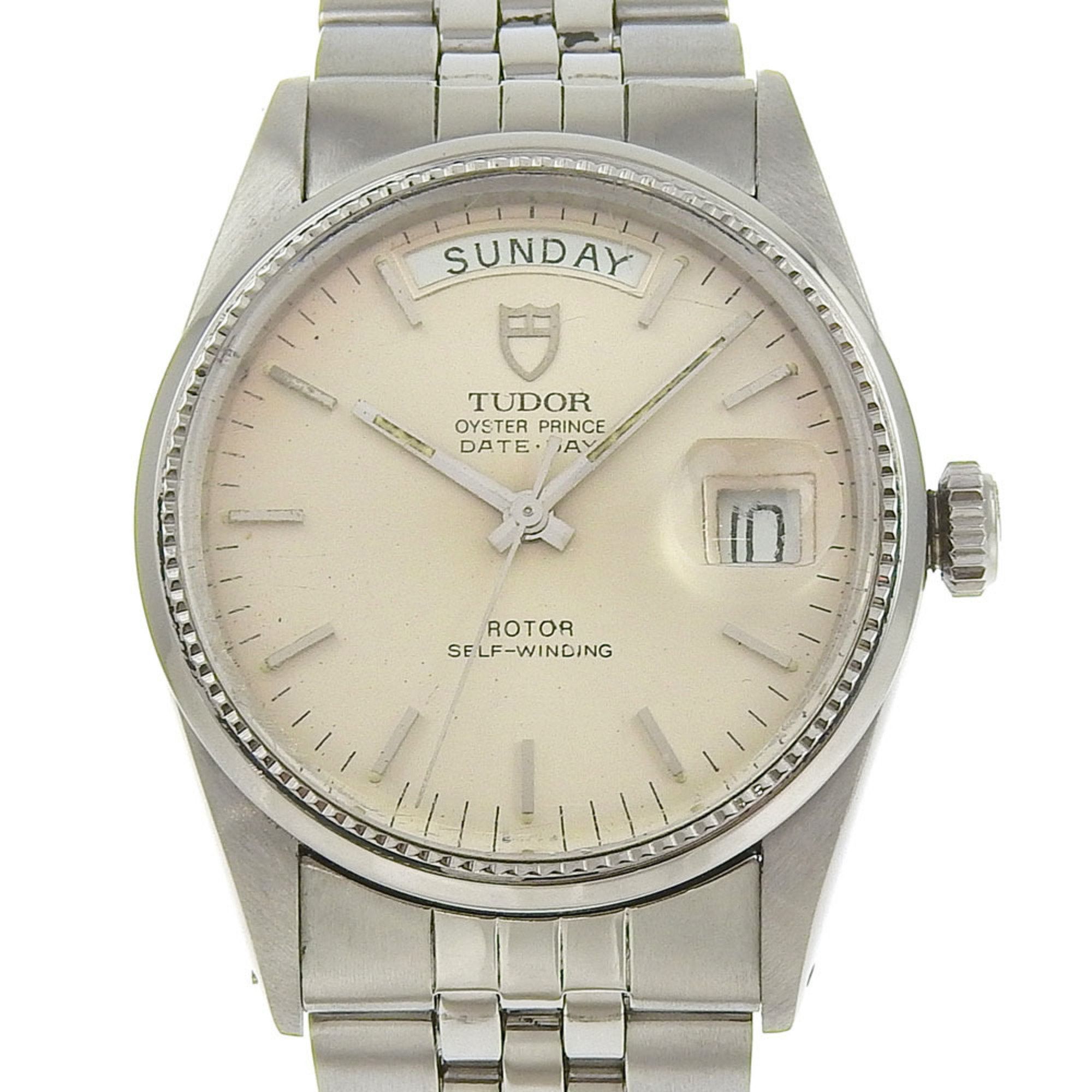 Tudor Oyster Prince Watch, Date, Caliber 2834-2, 94710, Stainless Steel, 1980, Automatic, Silver Dia