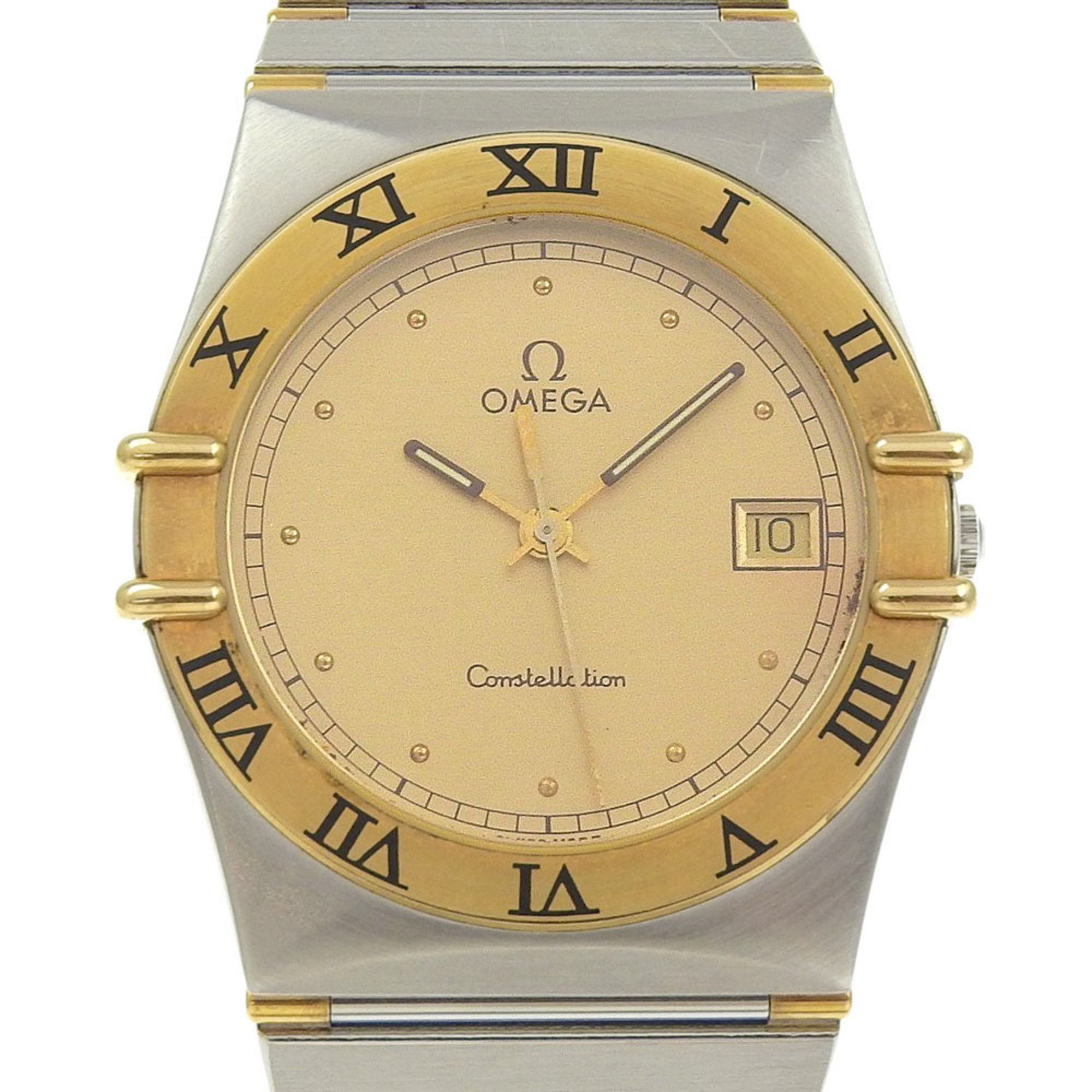 OMEGA Constellation watch, caliber 1441 1448.431, stainless steel with yellow gold, 1989, quartz mov