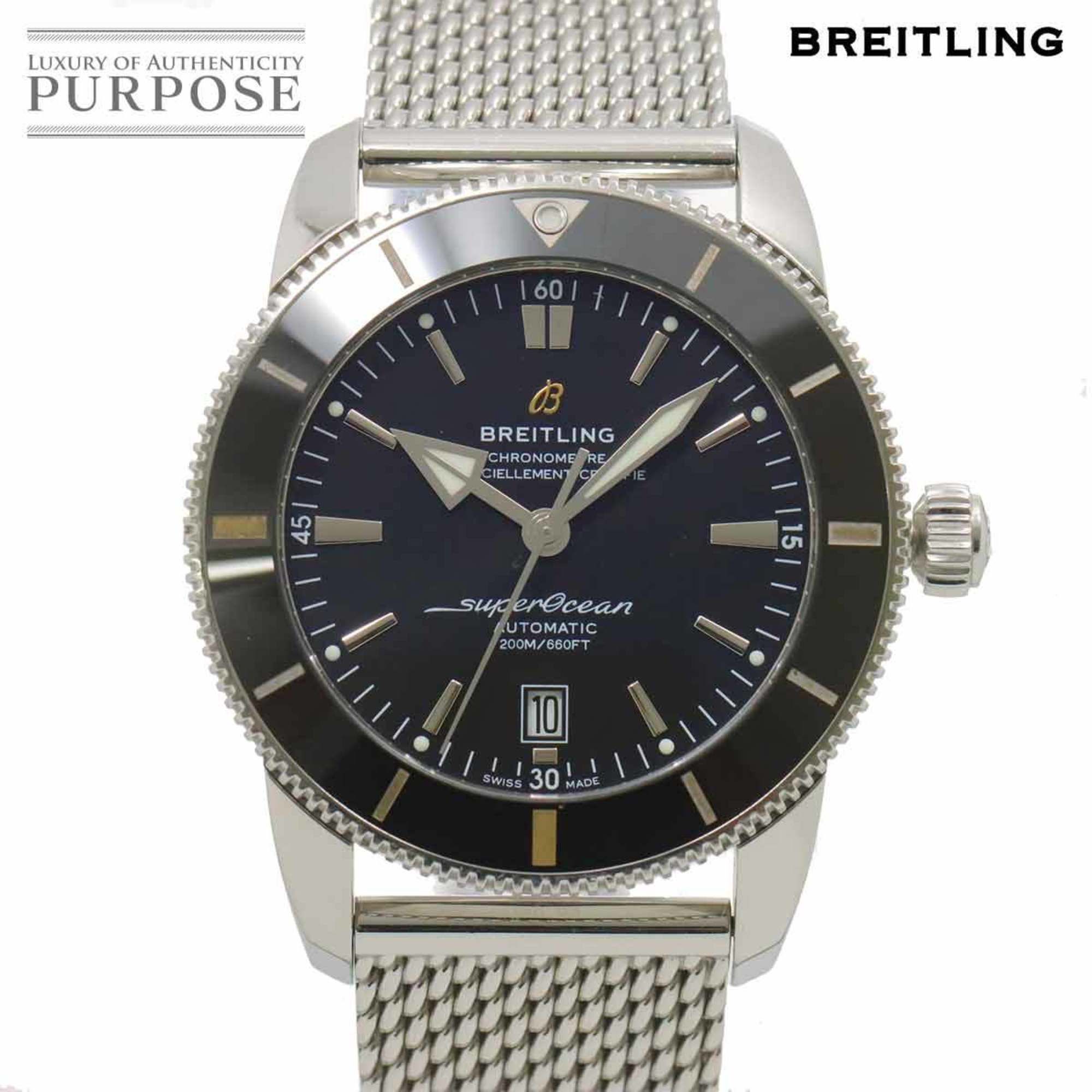 Breitling Superocean Heritage II AB2020 Men's Watch with Date Display, Black, Automatic Movement