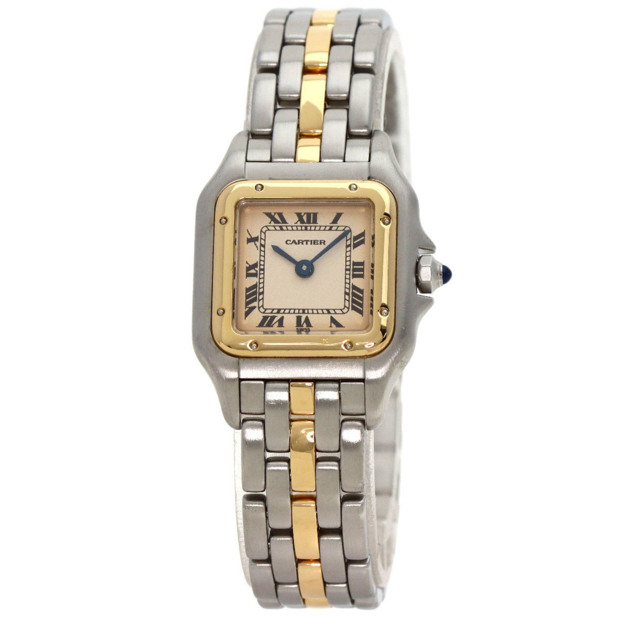 Cartier W25029B5 Panthere SM 1 Row Watch Stainless Steel SSxK18YG Women's CARTIER