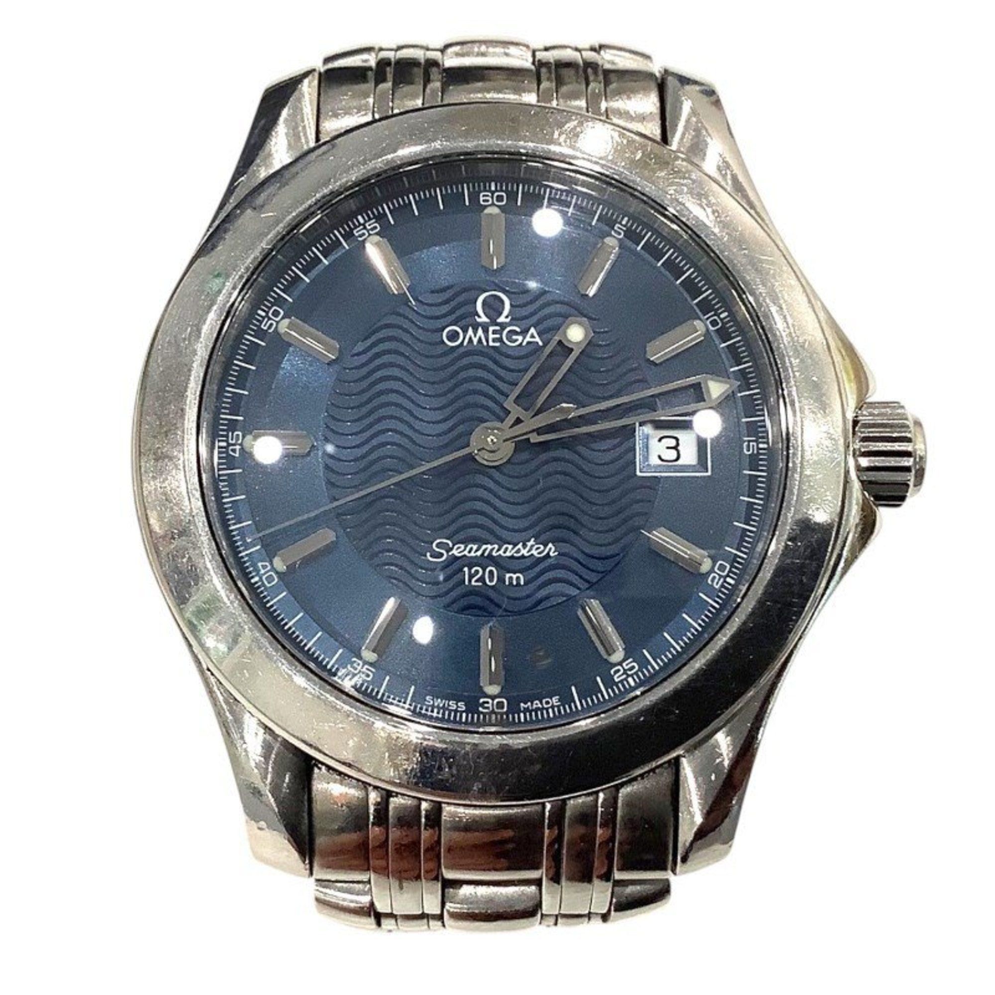 OMEGA Seamaster Men's Quartz Watch 25118100 58643455 1538 with Warranty and Box JA-23639
