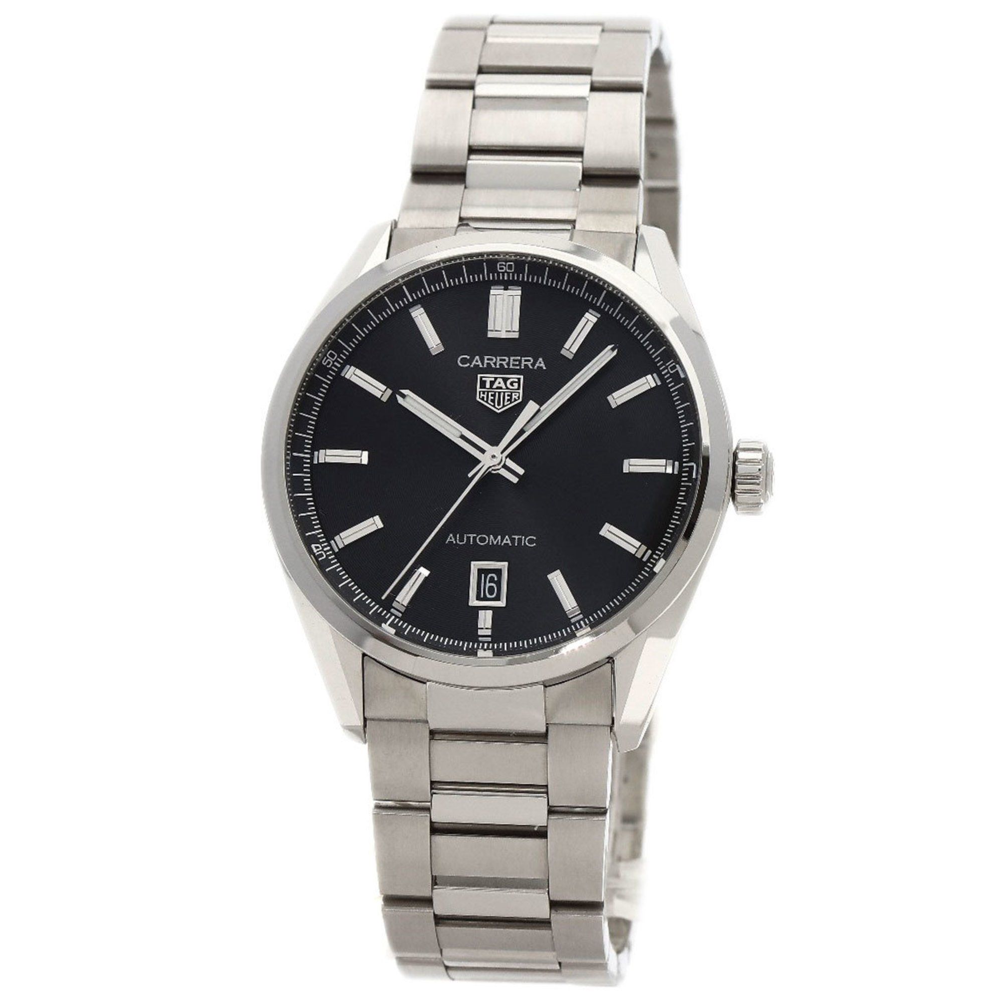 TAG Heuer WBN2110.BA063 Carrera Calibre 5 Watch Stainless Steel SS Men's HEUER