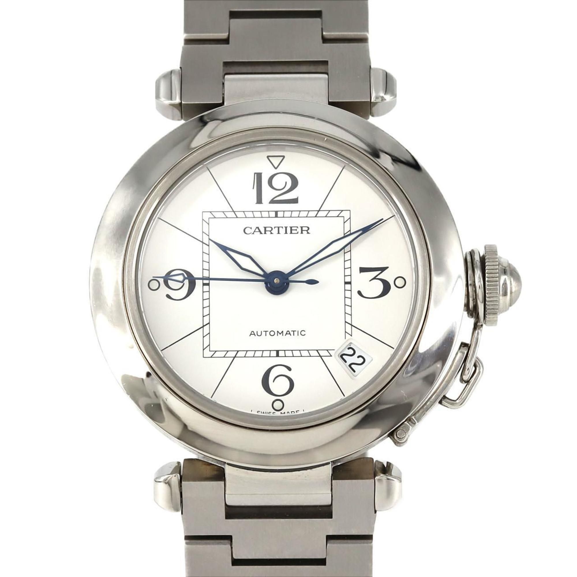 Cartier Pasha C W31074M7 SS Automatic Watch