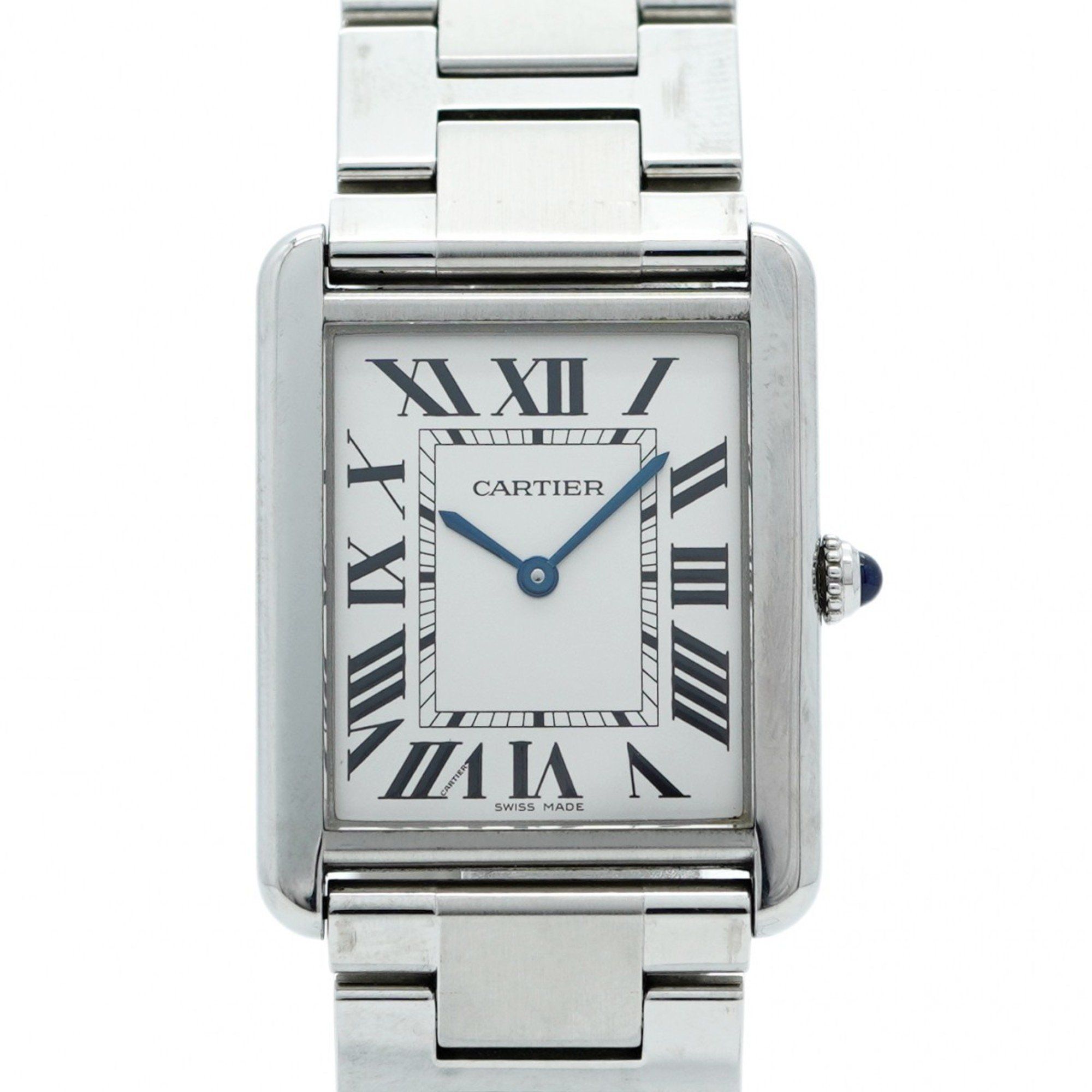 Cartier Tank Solo LM W5200014 Silver Dial Women's Watch