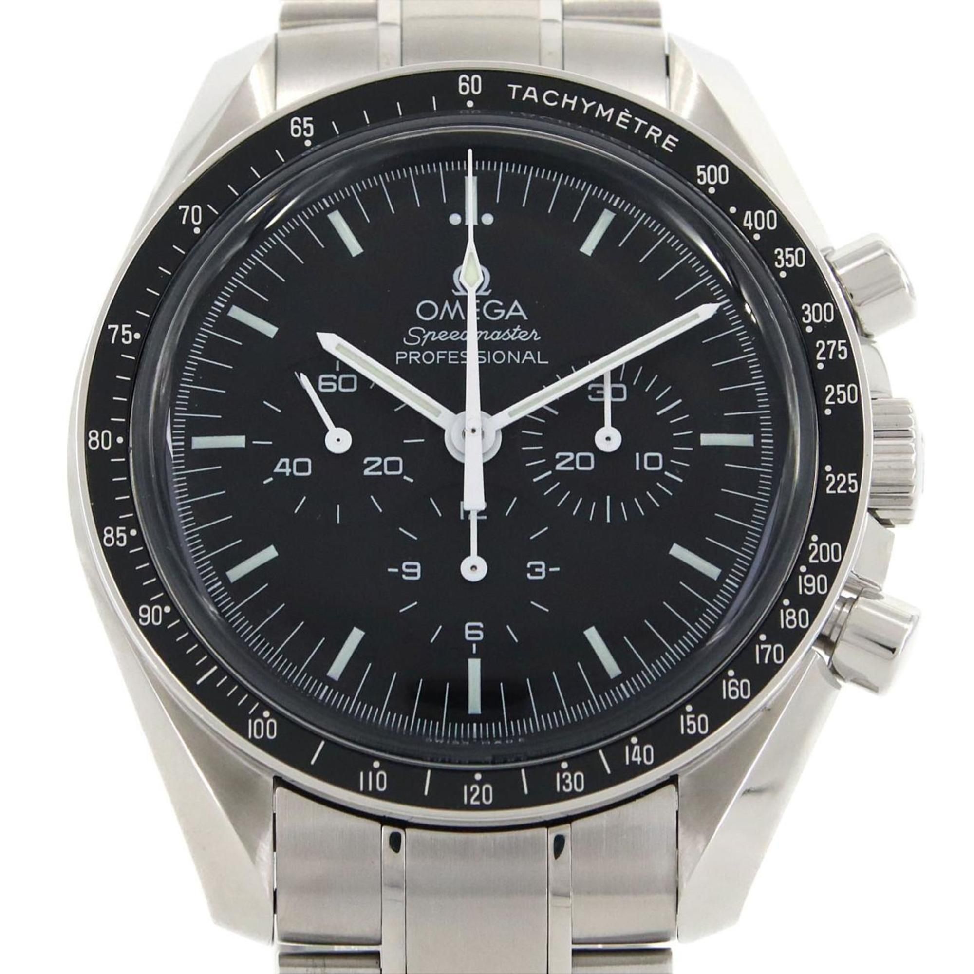 Omega Speedmaster Moonwatch Pro 311.30.42.30.01.005 SS Wristwatch Hand-wound