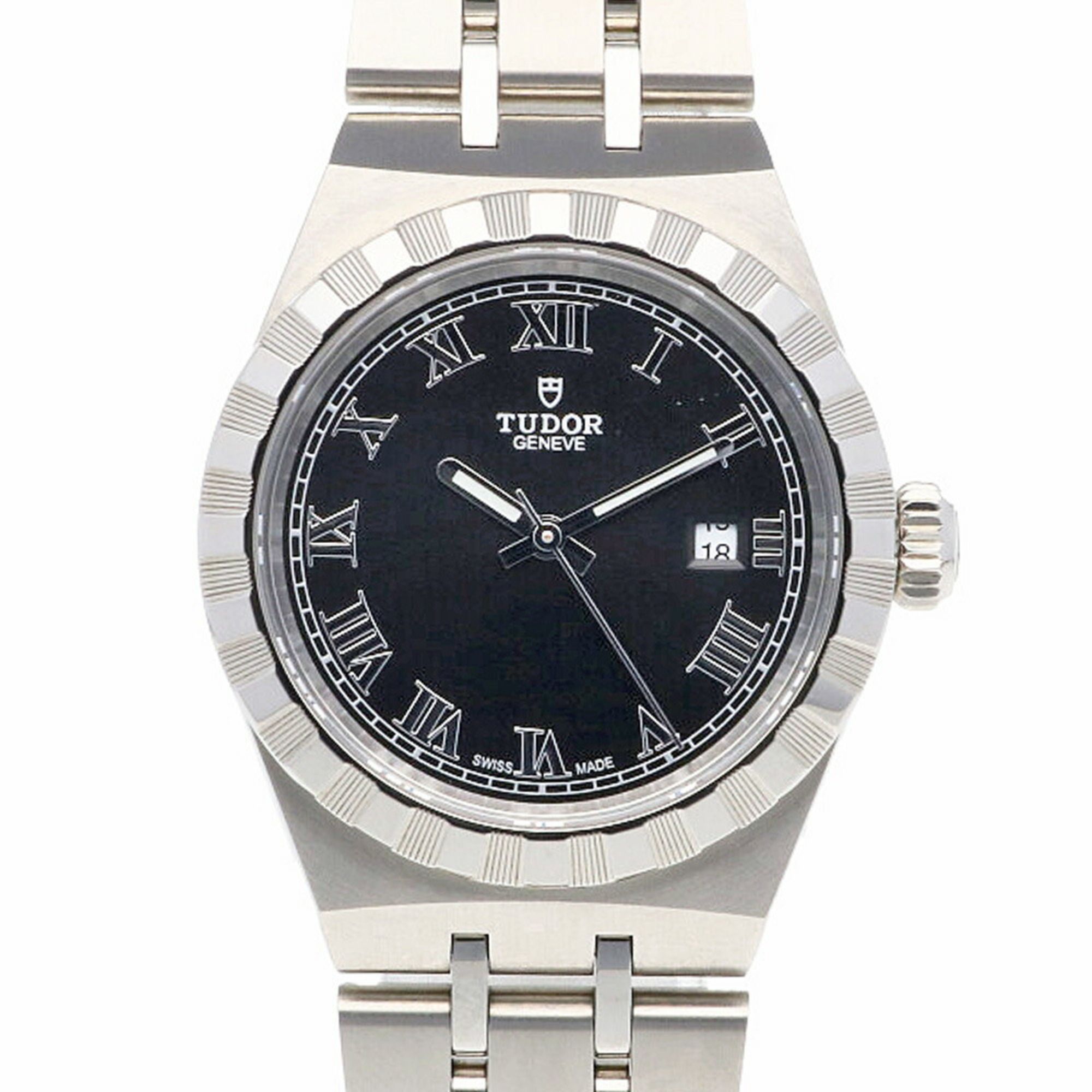 Tudor Royal Watch Stainless Steel 28300 Automatic Ladies TUDOR Roman Numeral