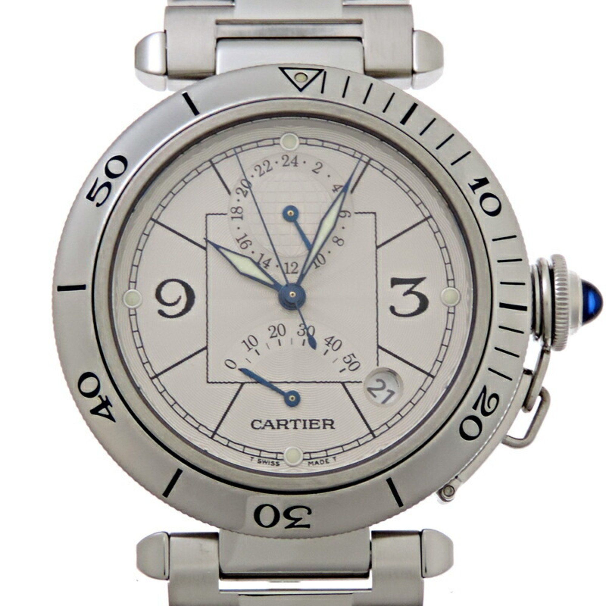 Cartier Pasha 38MM Power Reserve Men's Watch W31037H3