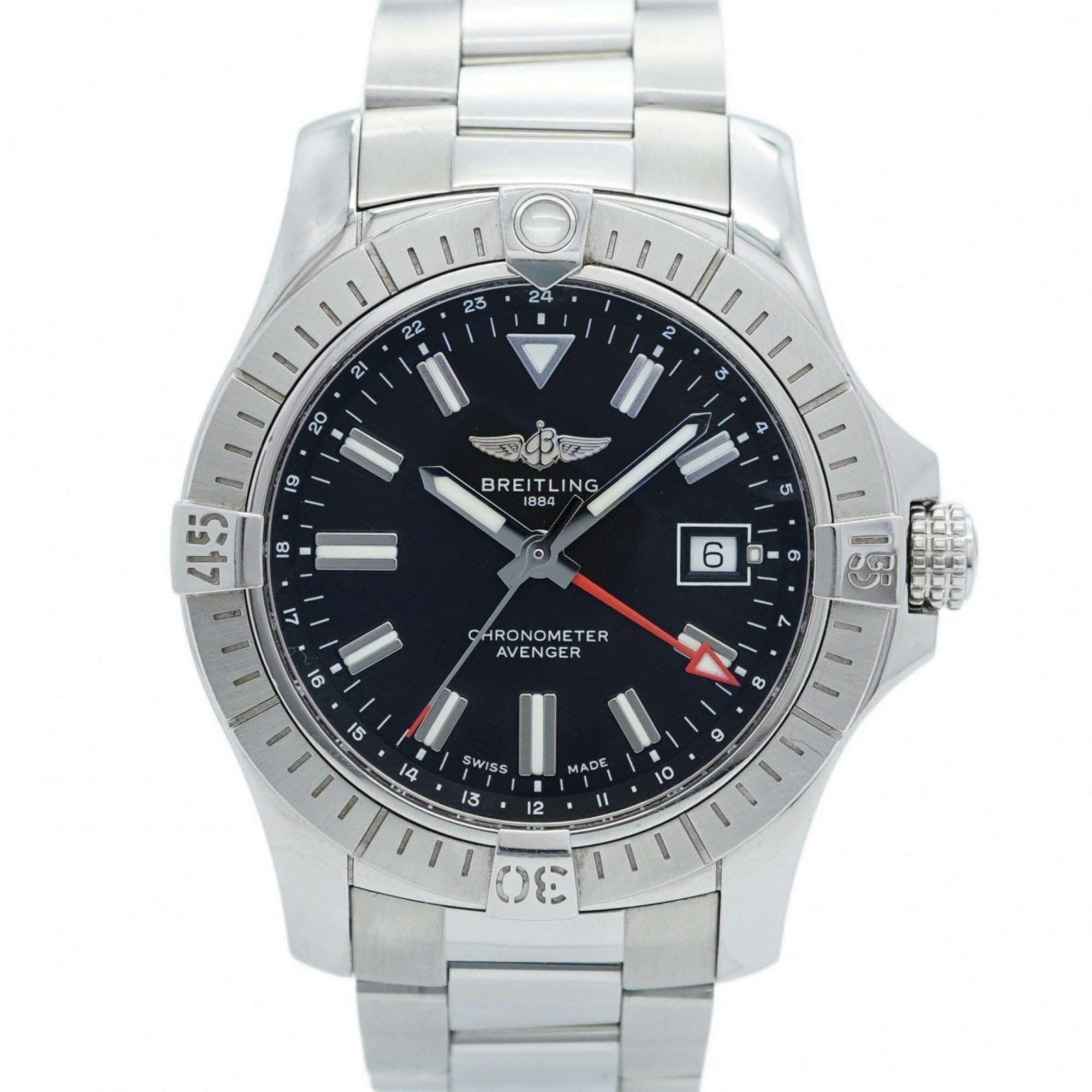 Breitling Avenger A32397 Black Dial Men's Watch