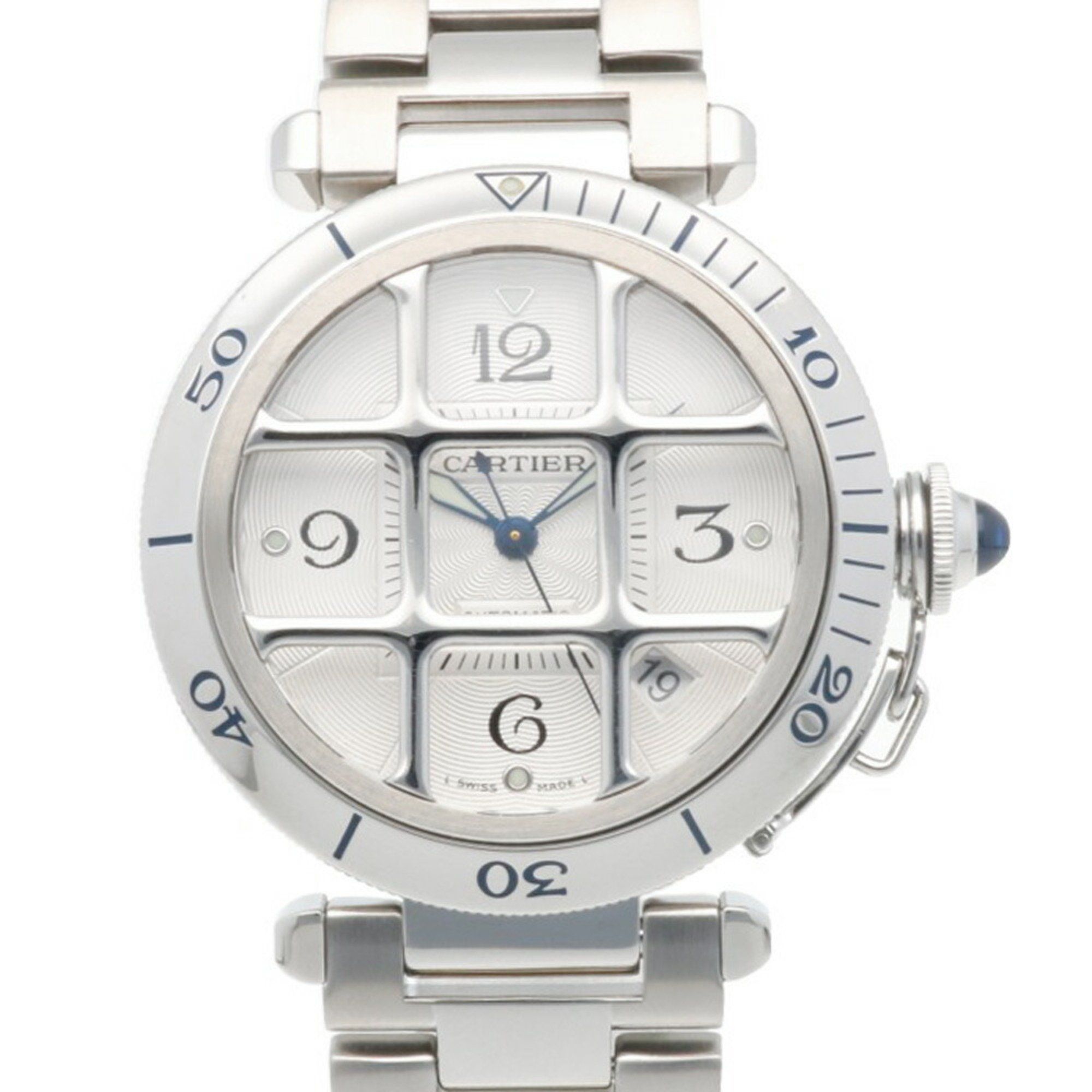 Cartier Pasha Grid Watch, Stainless Steel Automatic, Men's