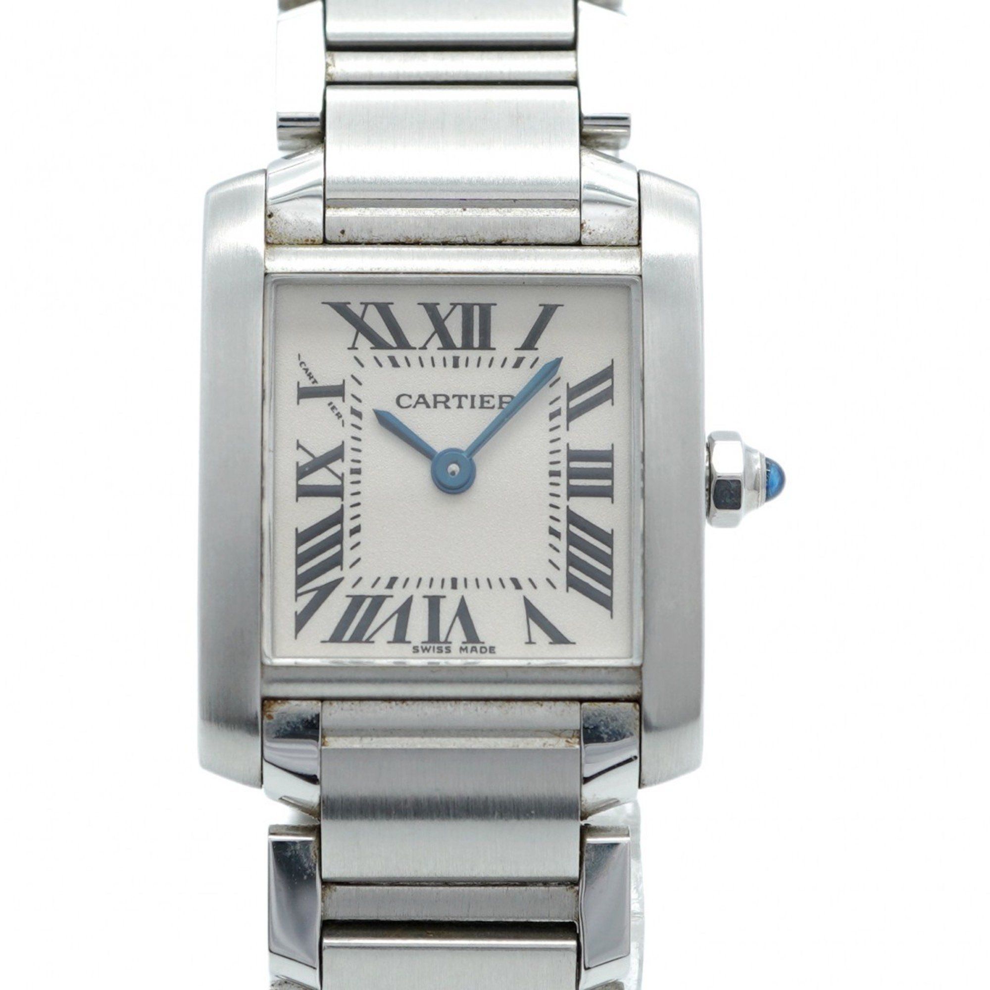 Cartier Tank Française W51008Q3 Ivory Dial Women's Watch