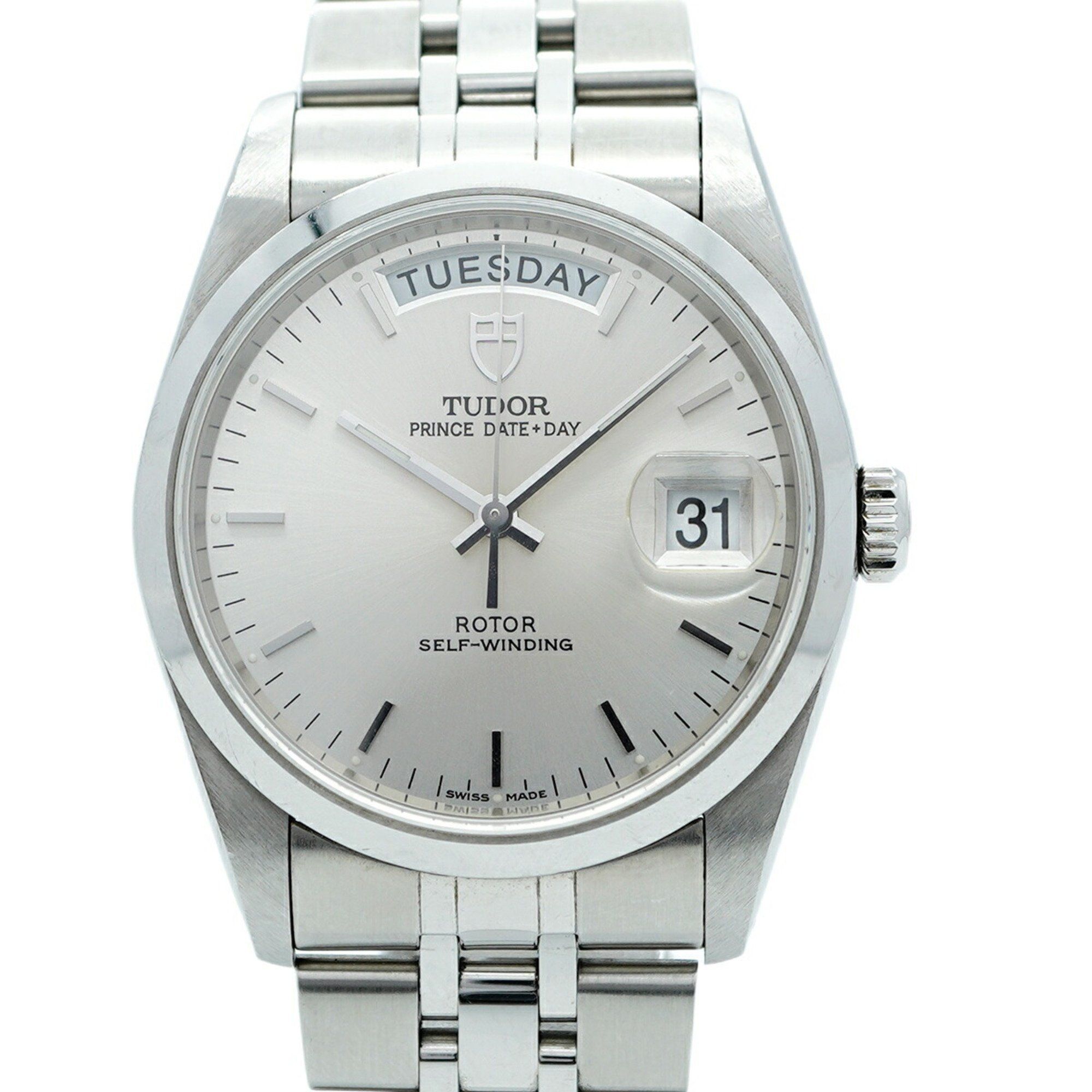Tudor Prince Dateday 76200 Silver Dial Men's Watch