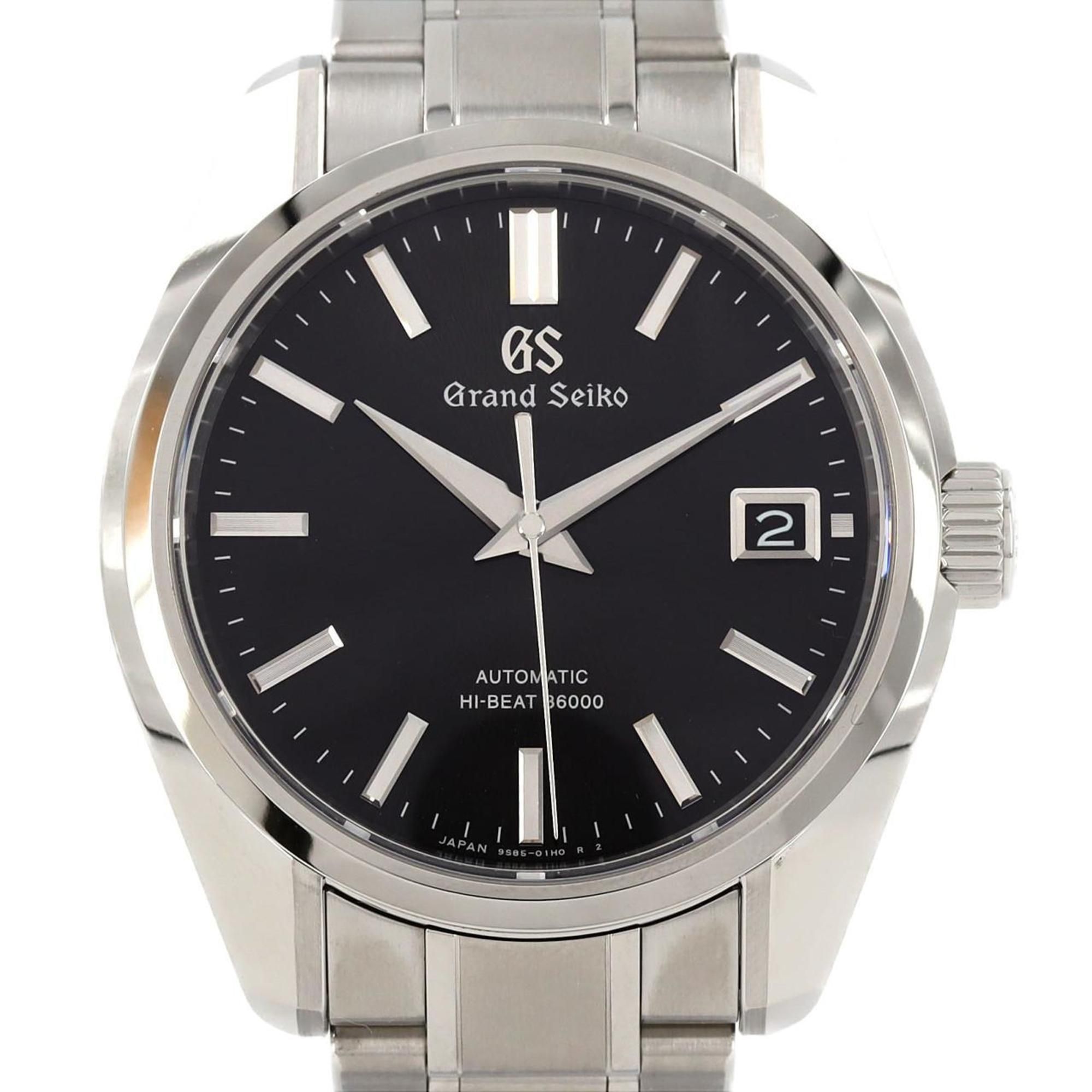 Seiko Grand Heritage Collection Mechanical Hi-Beat 36000 9S85-01N0 SBGH301 SS Wristwatch Automatic