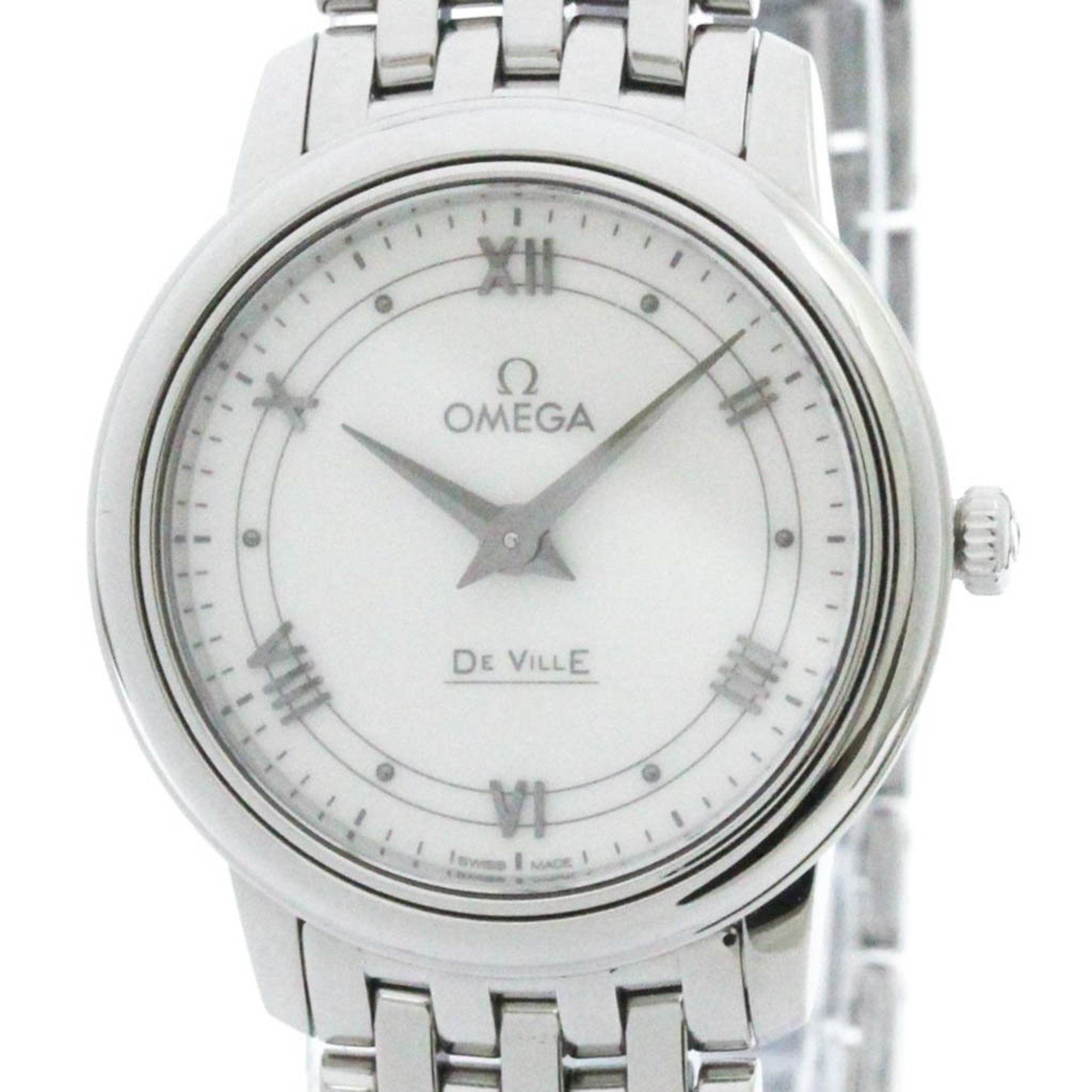 OMEGA De Ville Prestige Steel Quartz Ladies Watch 424.10.27.60.04.001