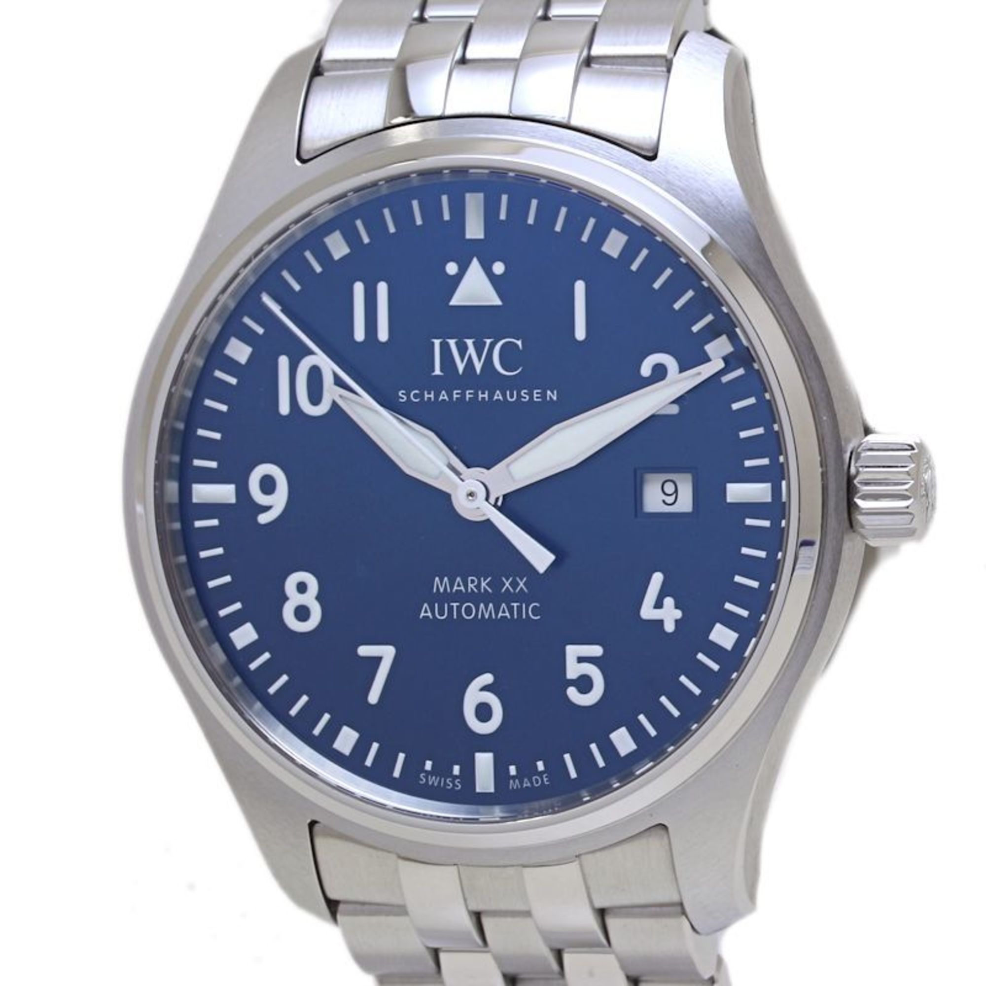 IWC International Watch Company Pilot's Mark XX IW328204 Date Men's Stainless Steel 40100