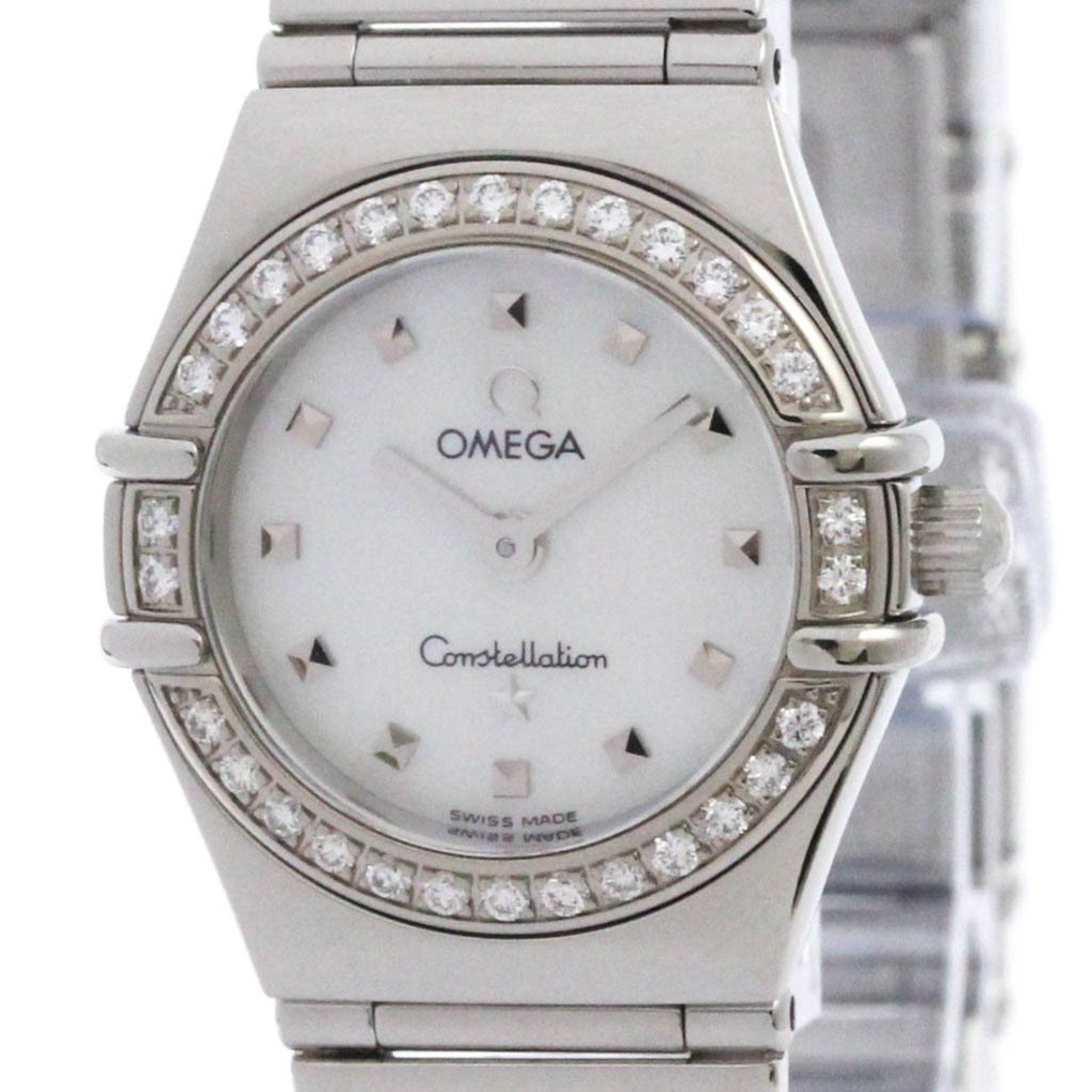 OMEGA Constellation My Choice Diamond MOP Dial Watch 1465.71 Polished
