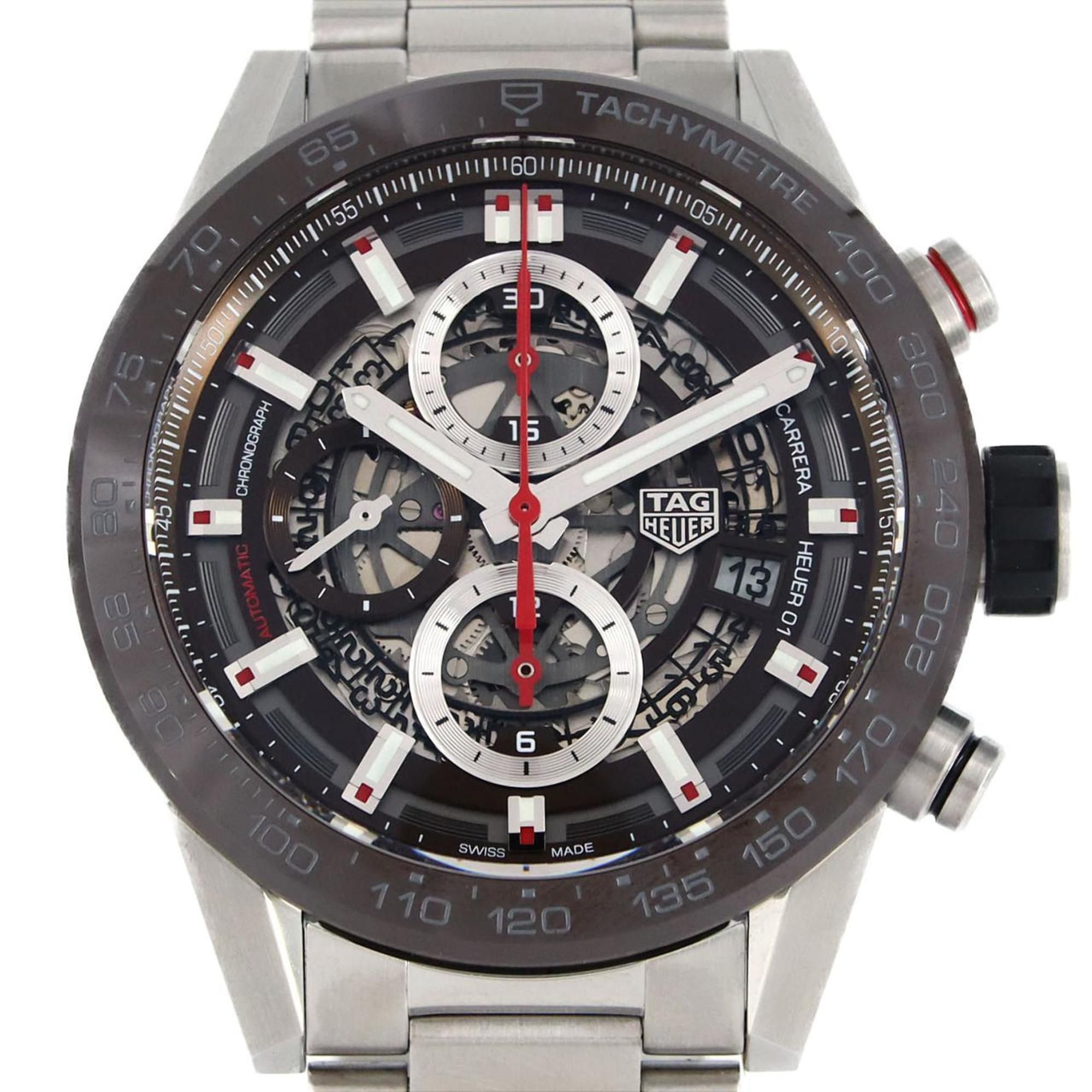 TAG Heuer Carrera Calibre 01 Chronograph CAR201U.BA0766 SS Wristwatch Automatic