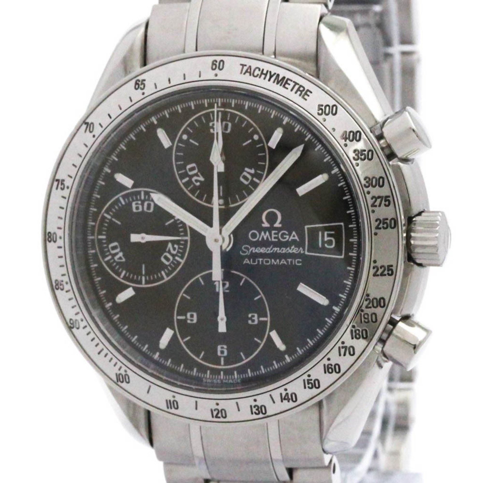 OMEGA Speedmaster Date Steel Automatic Mens Watch 3513.50 Polished
