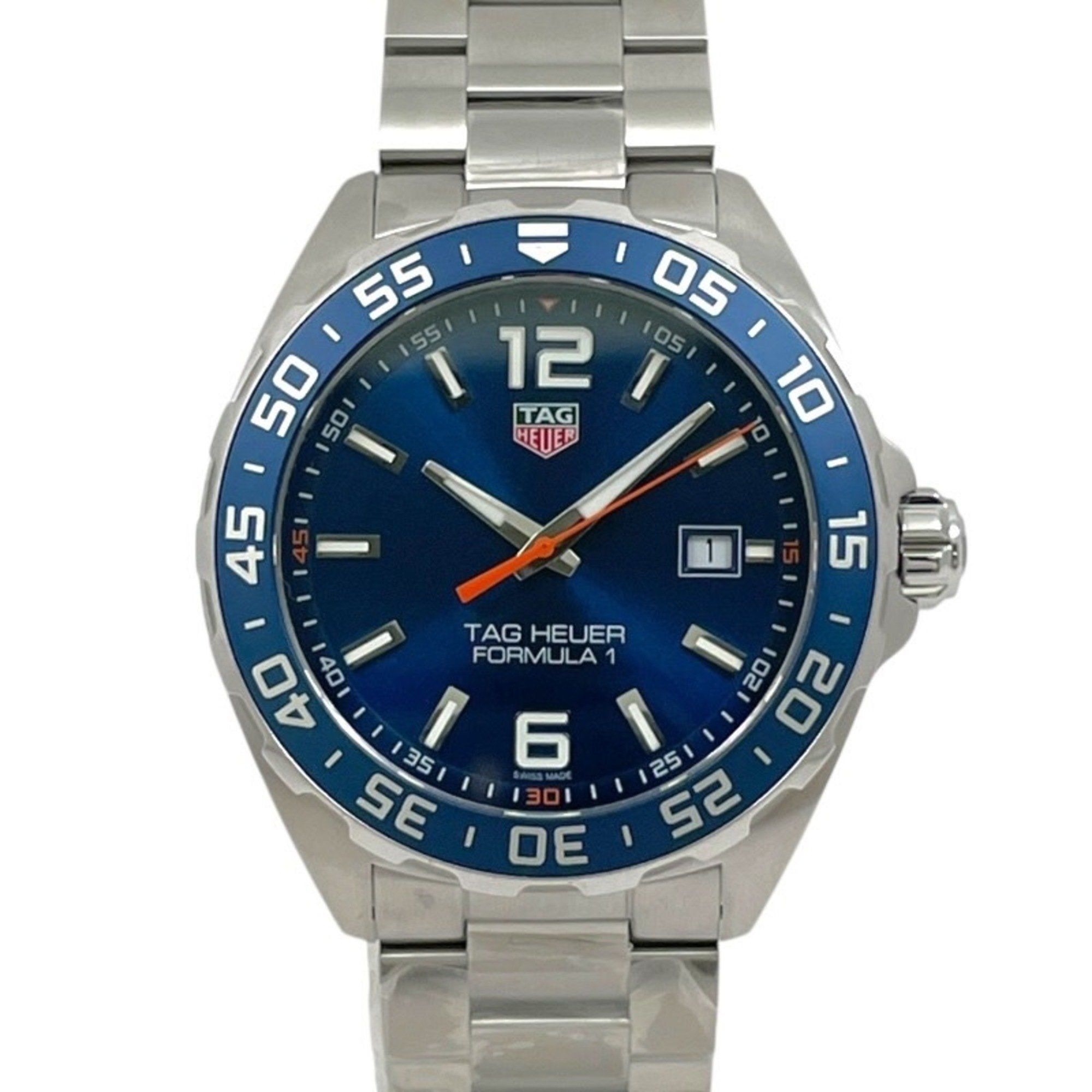 TAG HEUER Formula 1 WAZ1010.BA0842 Men's Stainless Steel Quartz Watch, Blue