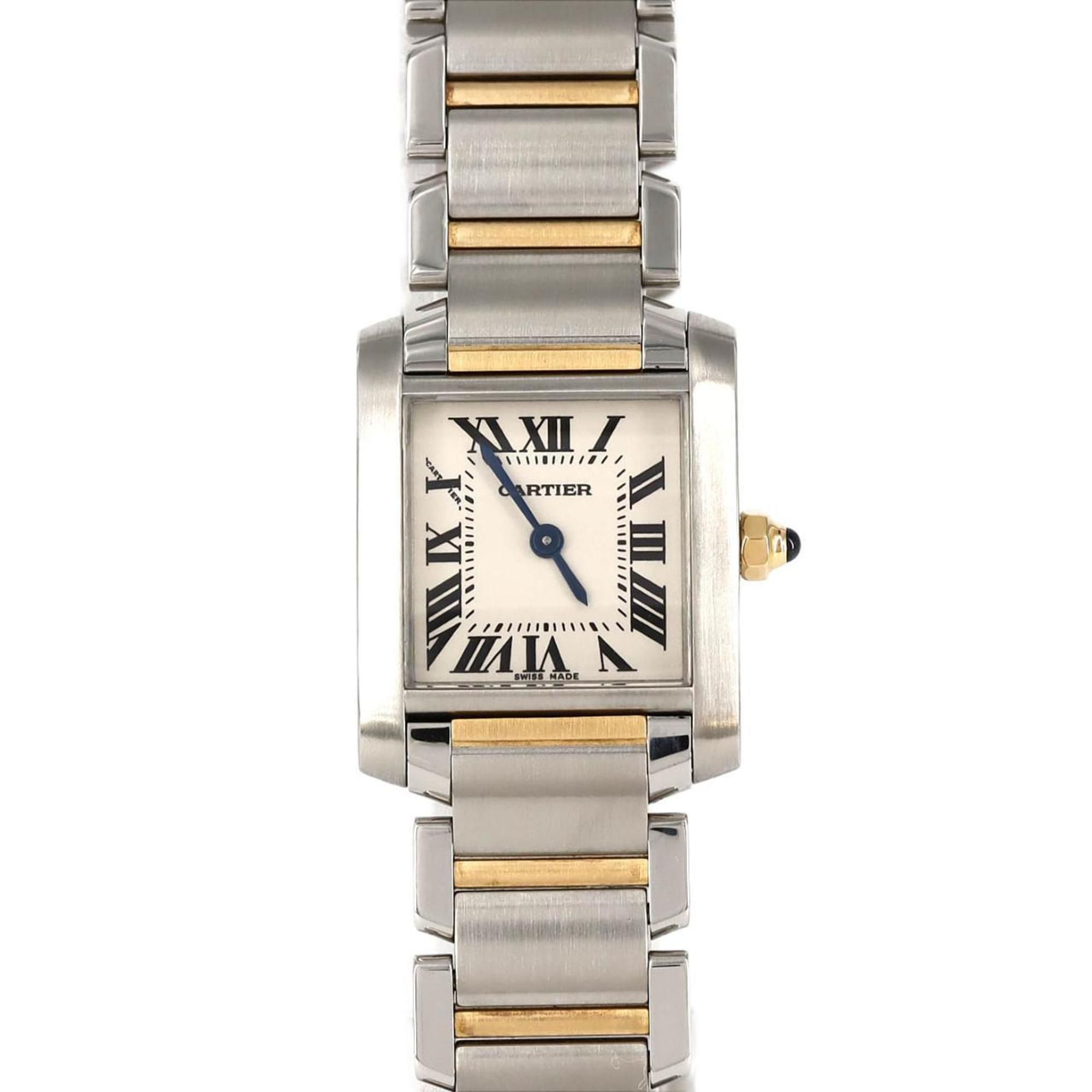 Cartier Tank Française SM Two-tone Watch W51007Q4 SSxYG Quartz Movement