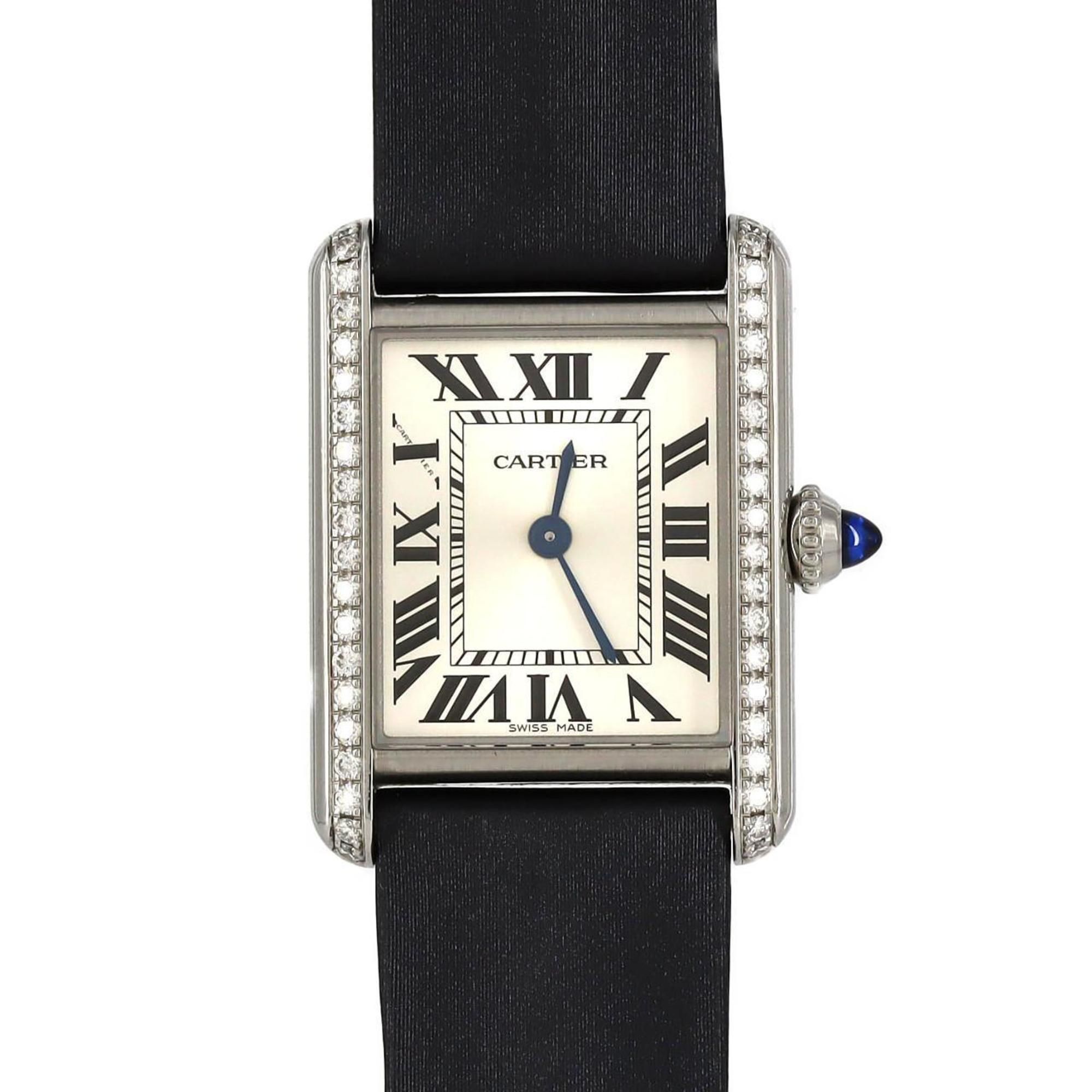 Cartier Tank Must SM D W4TA0016 SS Wristwatch Quartz