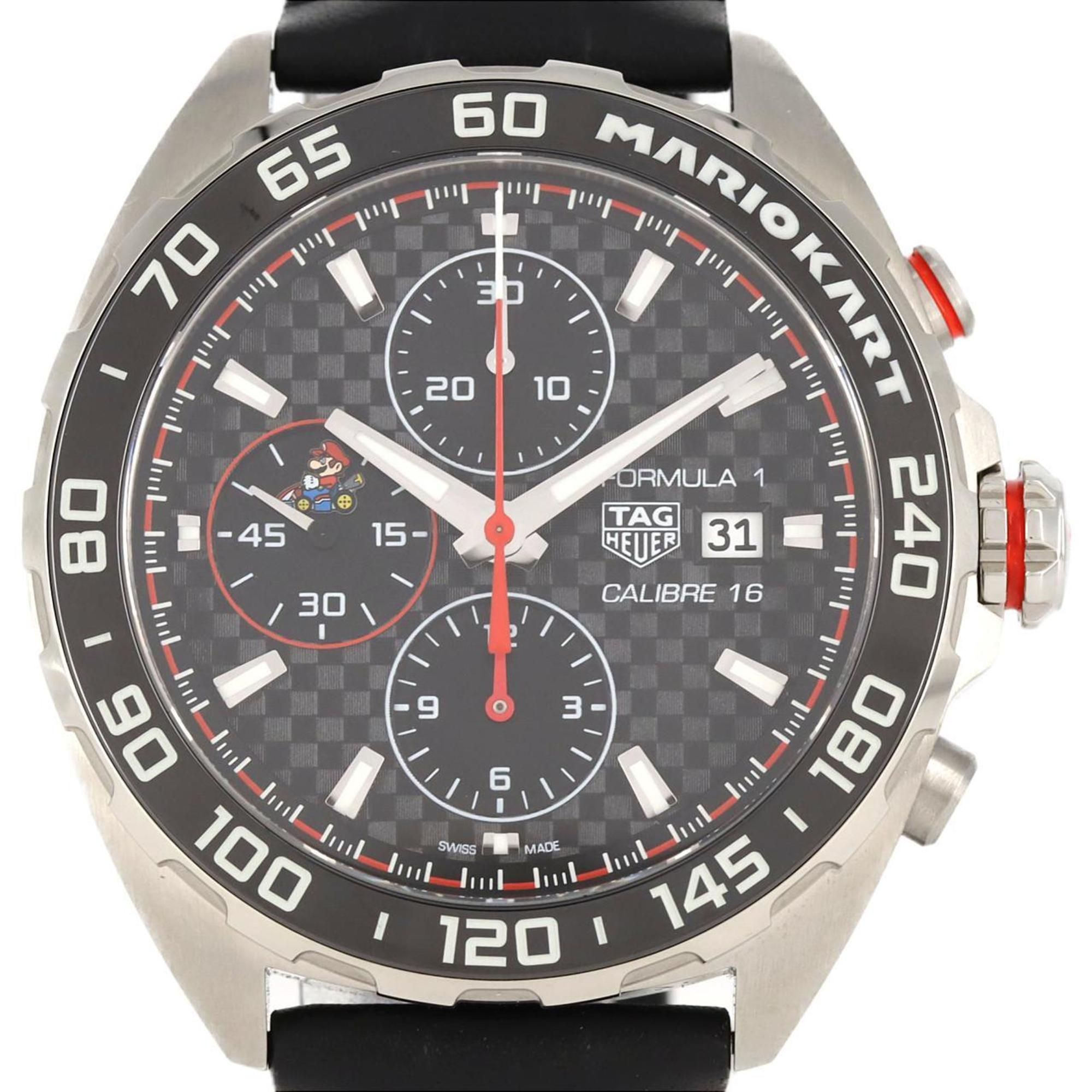 TAG Heuer Formula 1 Chronograph Mario Kart LIMITED CAZ201E.FC6517 SS Wristwatch Automatic