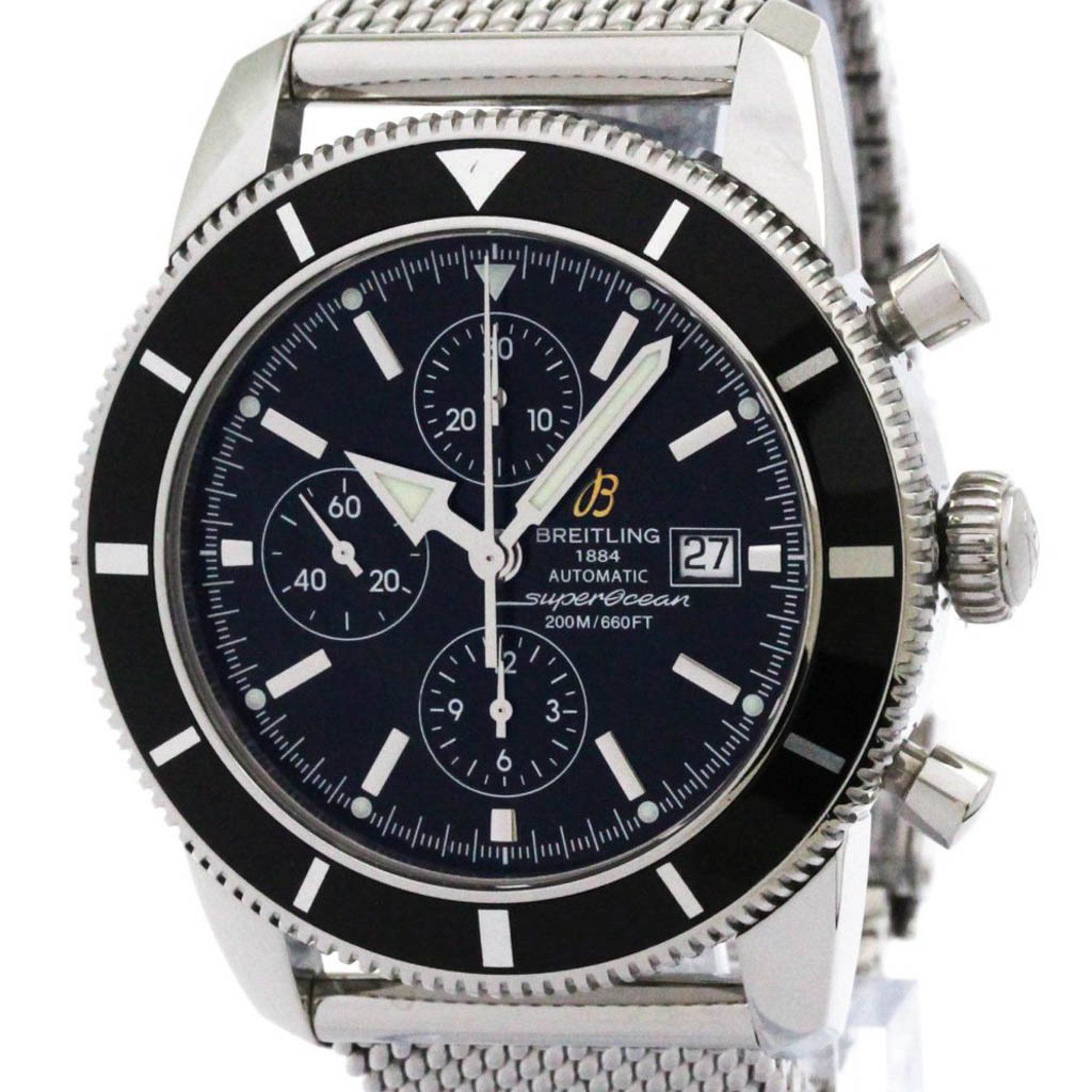 BREITLING Super Ocean Heritage 46 Chronograph Watch A13320 Polished
