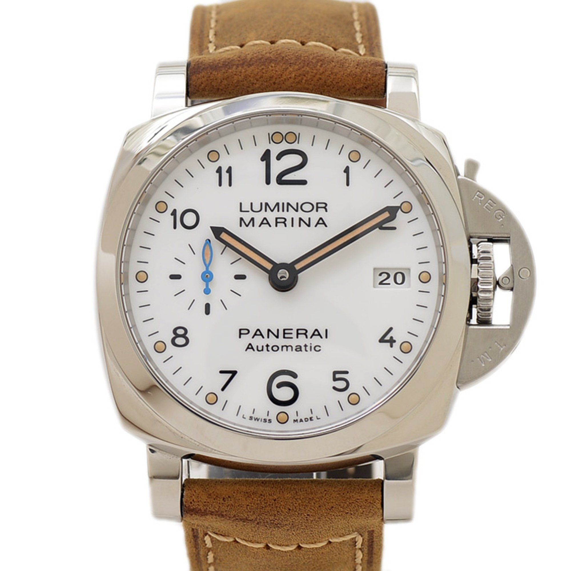 Panerai Luminor Marina 1950 3 Days Acciaio White Dial PAM01523 Men's Watch BP