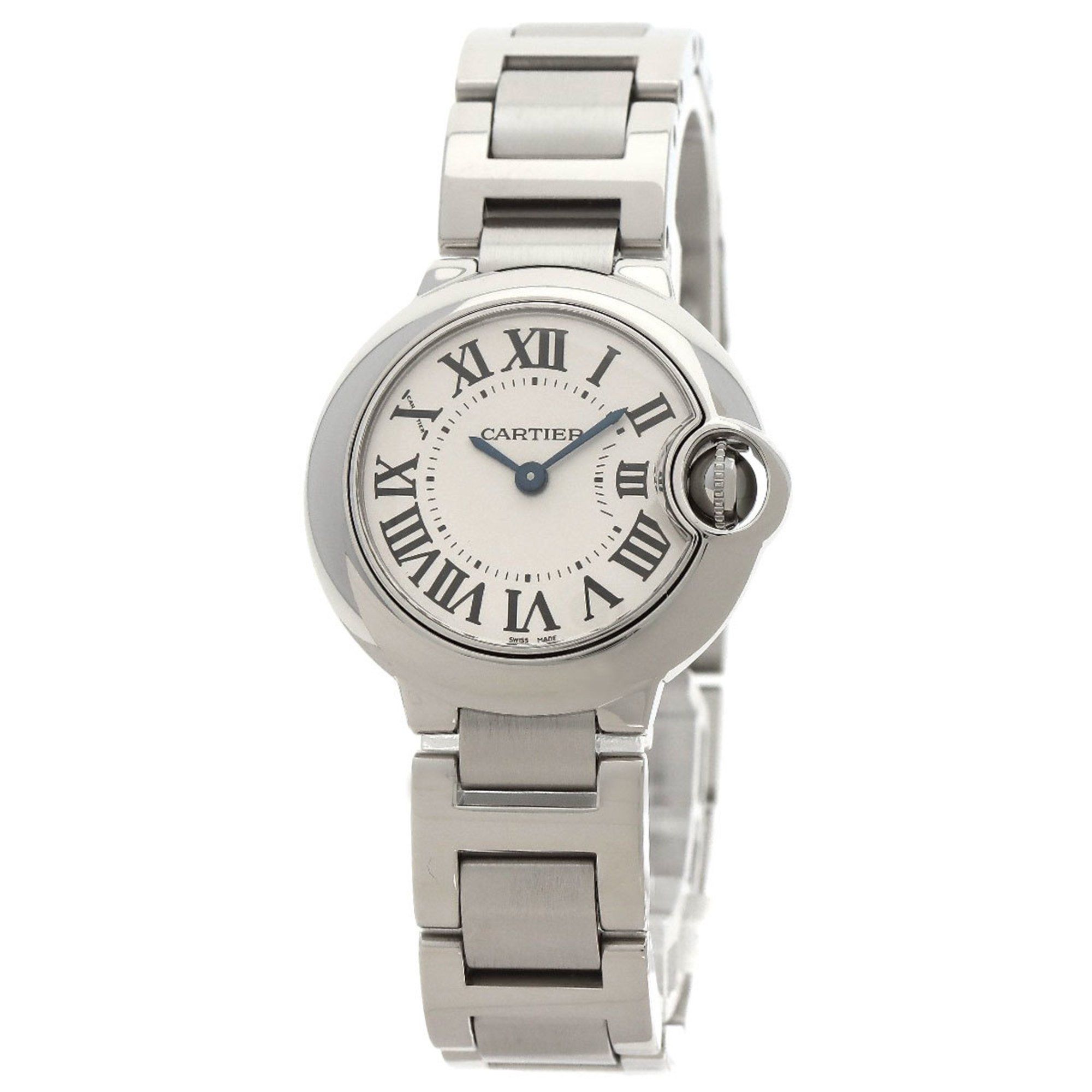 Cartier W69010Z4 Ballon Bleu 28mm Stainless Steel Watch for Women