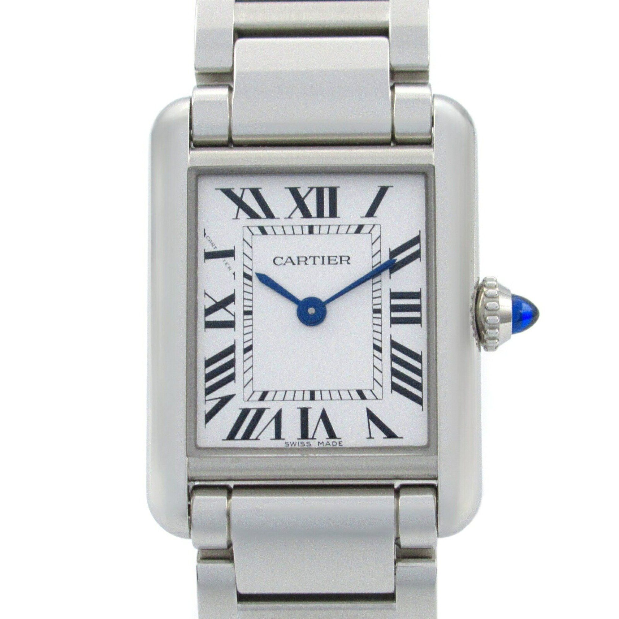 CARTIER Tank Must SM Watch Stainless Steel Women's Silver WSTA0051