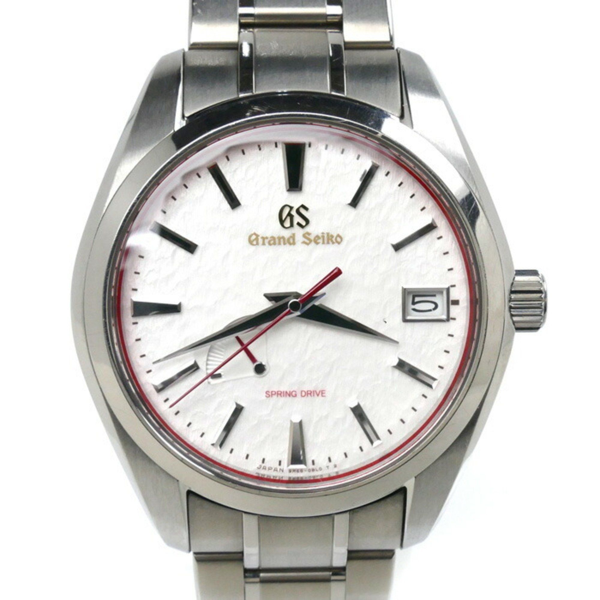 Grand Seiko Spring Drive Snow White AJHH Limited Edition Automatic Heritage Collection Silver 9R65-0
