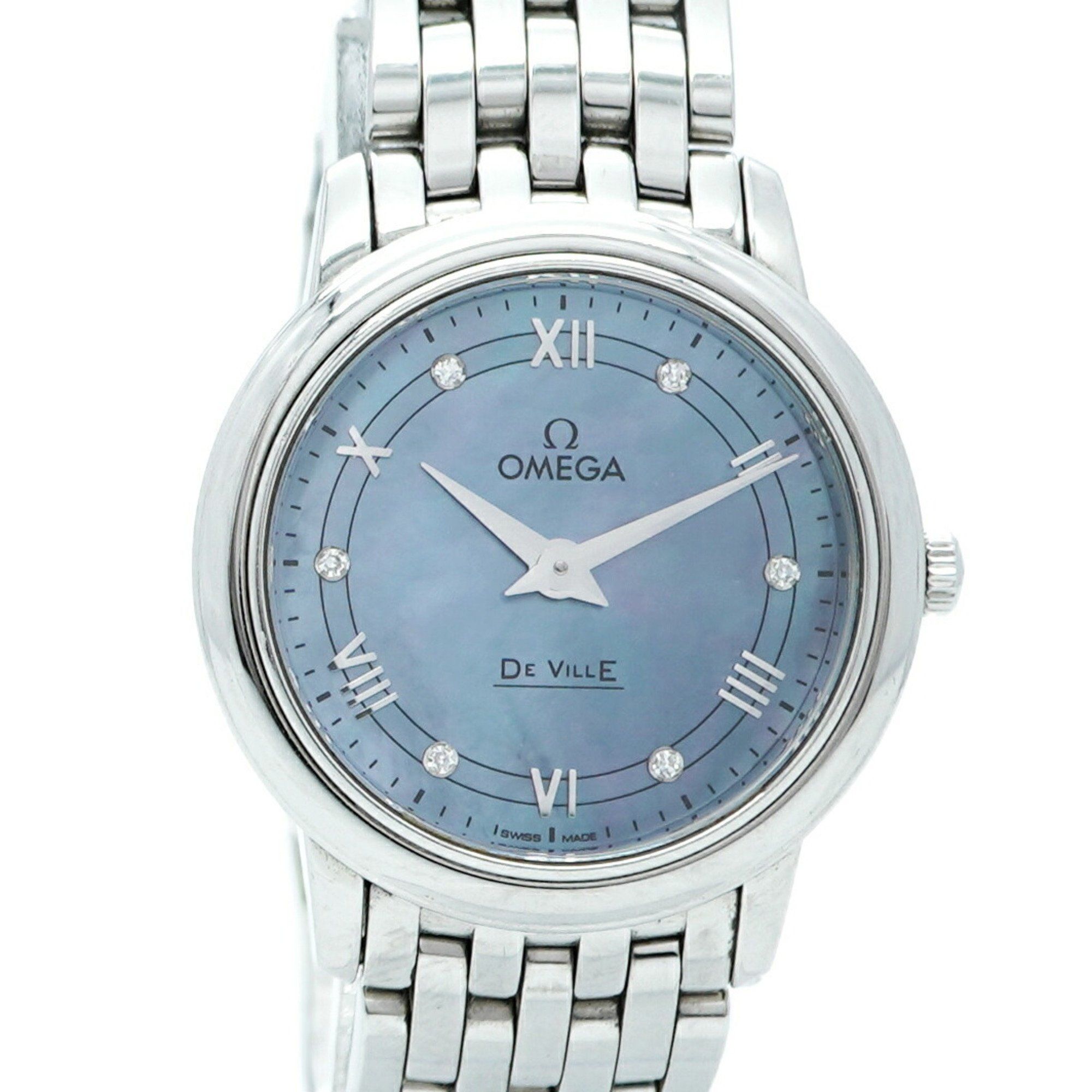 Omega De Ville 424.10.27.60.57.001 Blue Dial Women's Watch